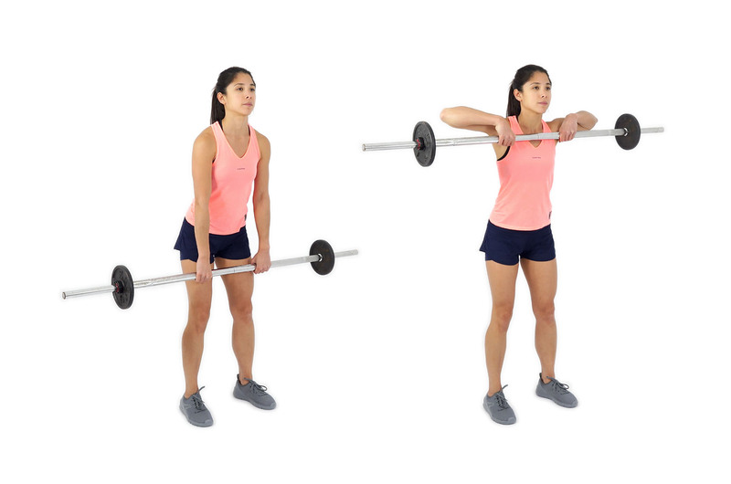 Standing Barbell Upright Rows Hit My Macros