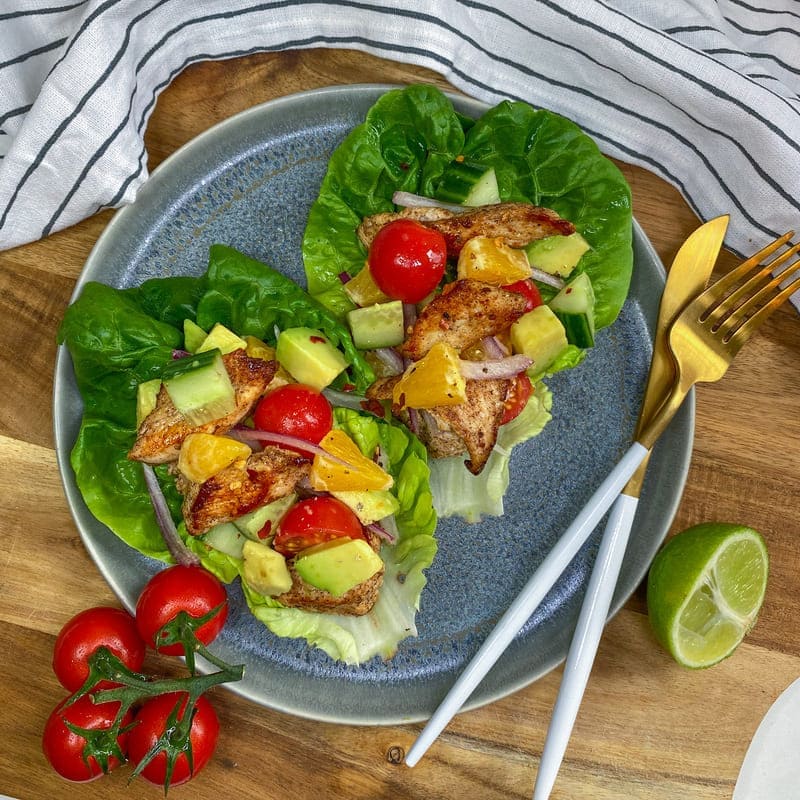 Citrus Chicken Lettuce Wraps Hit My Macros