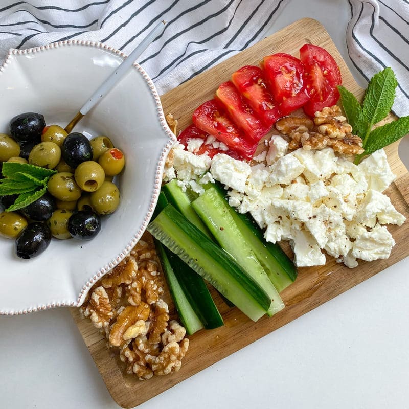 LowCarb Vegetarian Breakfast Platter Hit My Macros