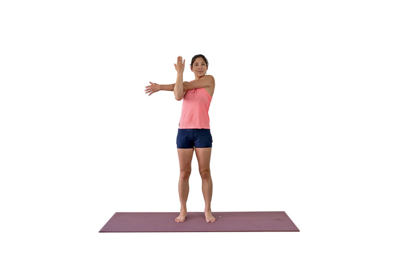 Shoulder Stretch (arm across body) Hit My Macros