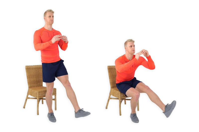 Single Leg Chair Squats Hit My Macros