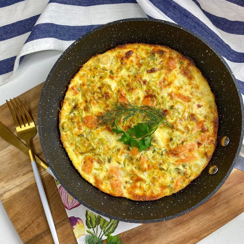 Smoked Salmon Frittata