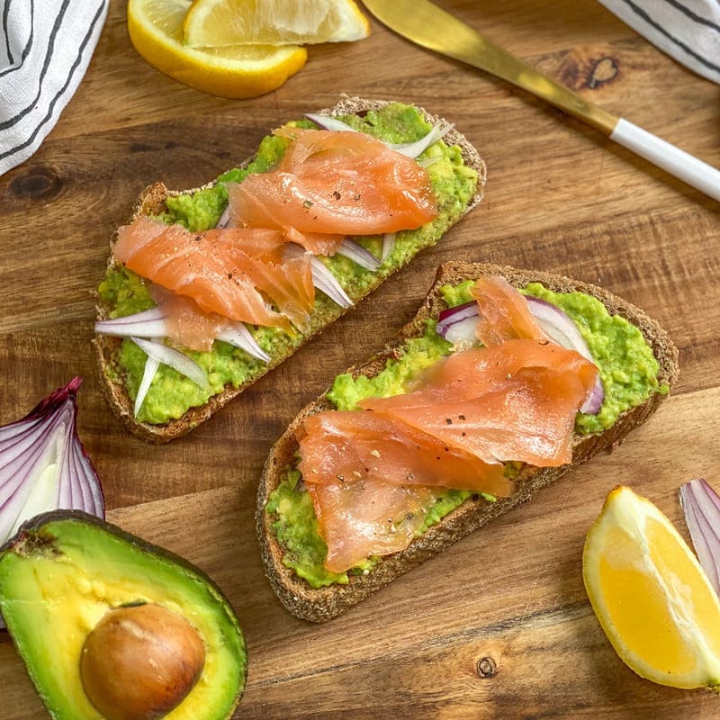 Smoked Salmon, Avocado Toast Delight