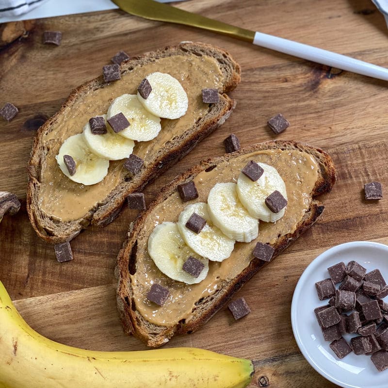 Surprise Classic Peanut Butter and Banana on Toast