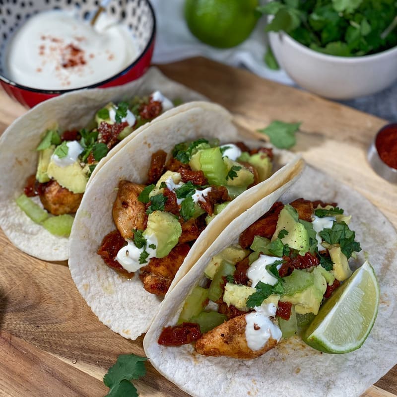 Bossy Buffalo Chicken Wraps